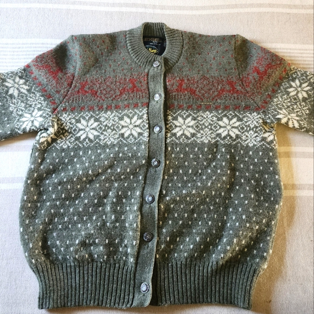 Vintage Geiger Wool Cardigan